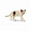 Figura realista de juguete de gato de pelo corto americano de la marca Schleich.