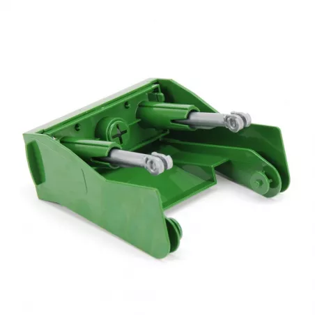 Alimentador frontal de juguete Bruder para cosechadora John Deere T670i a escala 1:16.