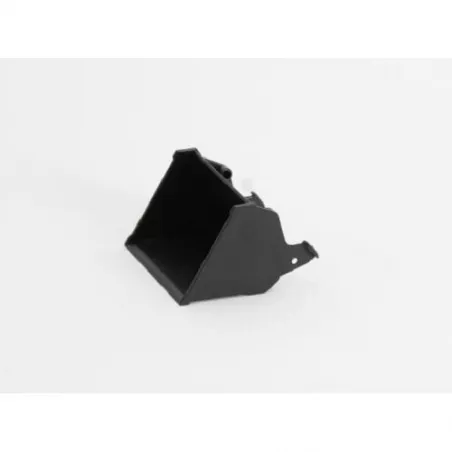 Cuchara de precisión a escala 1:16 para cargadora de juguete Schäffer, ideal para construcción y juego creativo.