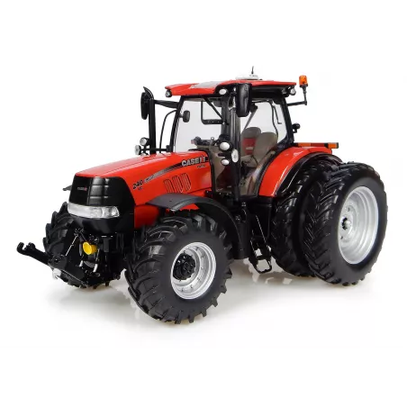 Tractor Case IH Puma CVX 240 a escala 1:32 con ruedas dobles, miniatura de metal para coleccionistas.