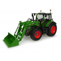 Tractor Fendt 516 Vario a escala 1:32 con pala frontal de metal para coleccionistas