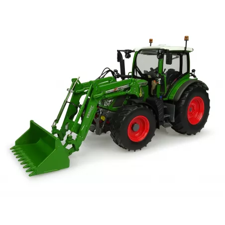 Tractor Fendt 516 Vario a escala 1:32 con pala frontal de metal para coleccionistas