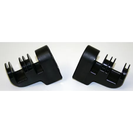 Soporte negro de plástico de alta resistencia para pala de tractor de juguete Rolly Toys X-Trac Premium.