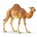 Figura de dromedario de juguete Schleich realista y detallada para juego educativo infantil.