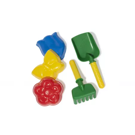 Juego de 5 piezas Rolly Toys de plástico resistente para tractores de juguete infantiles.