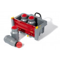 Caja de transporte RollyBox con 4 jarras de leche para tractor de pedales Rolly Toys