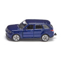 Coche de juguete Range Rover de metal con puertas abatibles y enganche de remolque.