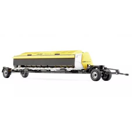 ProfiCut 700 de WIKING a escala 1:32 con carro de transporte para cosechadora John Deere 8500i.