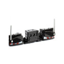 AGRIbumper metálico negro a escala 1:32 para tractores de colección WIKING.