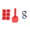 Set de accesorios Bruder escala 1:16 para vehículos de juguete de construcción y granja.
