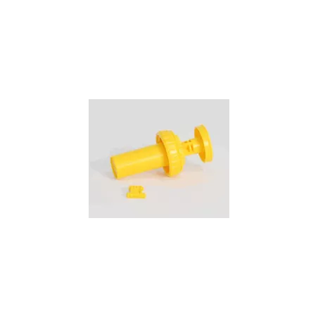 Bomba de agua de juguete Bruder escala 1:16 de plástico resistente para construcción.