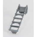 Escalera de acceso a escala 1:16 de plástico resistente para camiones cisterna de juguete Bruder.