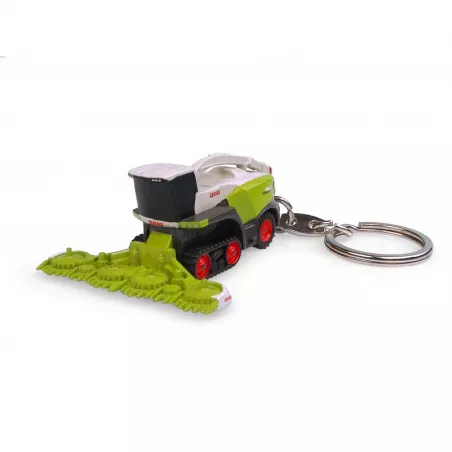 Réplica detallada en metal de la cosechadora Claas Jaguar 960 Terra Trac para coleccionistas agrícolas.