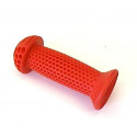 Mango rojo de recambio de 22 mm en goma antideslizante para tractores de juguete Rolly Toys.