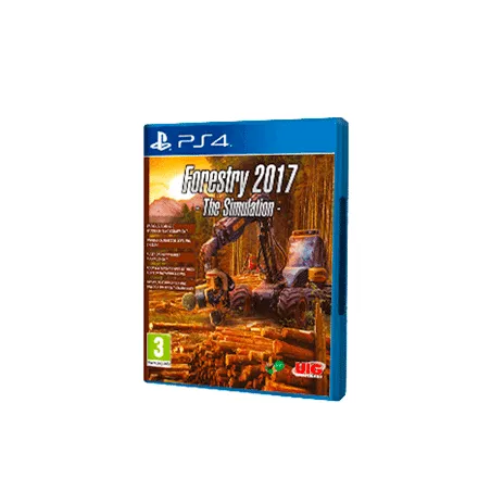 Carátula del videojuego Forestry 2017 The Simulation para PS4, simulador de gestión forestal.