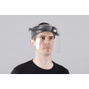 Careta de policarbonato FS 002 transparente con ajuste ergonómico para protección facial