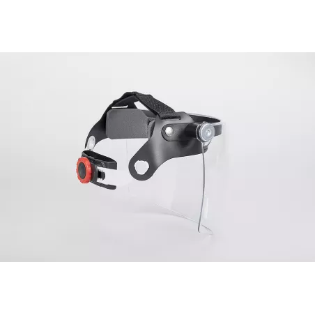 Careta de policarbonato FS 002 transparente con ajuste ergonómico para protección facial