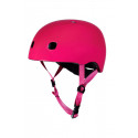 Casco infantil Micro Frambuesa V2 con luz LED trasera y cierre magnético para patinete y bicicleta.