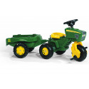 Tractor John Deere a Pedales con Remolque Rolly Toys 052769