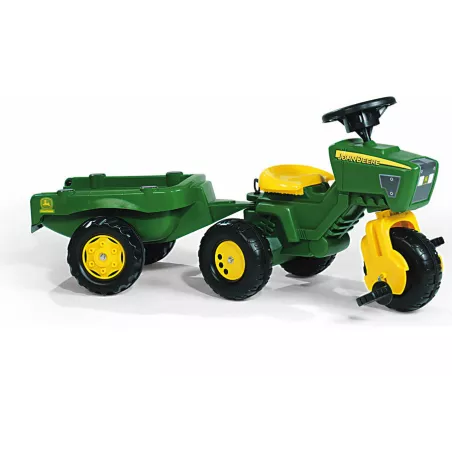 Triciclo con remolque John Deere a pedales