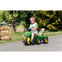 Tractor John Deere a Pedales con Remolque Rolly Toys 052769