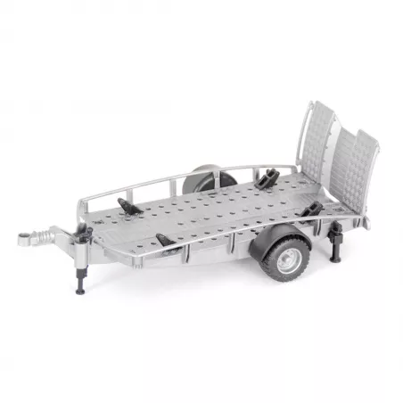 Remolque de juguete Bruder a escala 1:16, accesorio para tractores de granja infantiles.