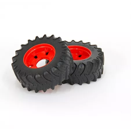Ruedas delanteras de repuesto Bruder para tractor Claas Axion 950 a escala 1:16.