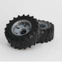 Ruedas traseras de repuesto para tractor Bruder Optum 300 CVX a escala 1:16.