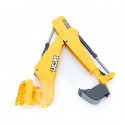 Brazo de retroexcavadora JCB 5CX de juguete escala 1:16 compatible con tractores Bruder.