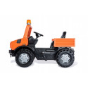 Vehículo de pedales Rolly Unimog Servicios para niños de 3 a 8 años, ideal para juego al aire libre.