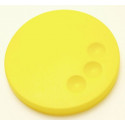 Llanta amarilla de repuesto original Rolly Toys para tractores y vehículos de pedales infantiles.