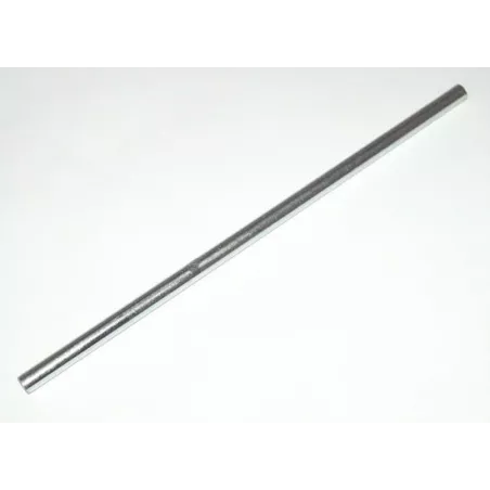 Eje de metal galvanizado 10x450 original Rolly Toys para tractor de juguete.