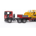 Camion Scania con Bulldozer Caterpillar - Escala 1:16
