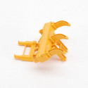 Desgarrador de juguete Bruder para topadora Cat, accesorio de construcción miniatura.