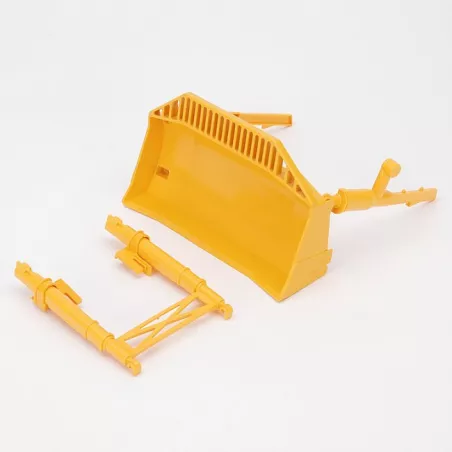 Hoja topadora Cat de Bruder a escala 1:16, accesorio de juguete para camiones de construcción.
