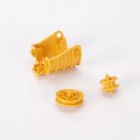 Rodillo de brazo de grúa Bruder escala 1:16 para vehículos de juguete y maquetas de construcción.