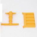 Trampilla Bruder a escala 1:16, accesorio de alta resistencia para maquetas y juguetes de construcción interactivos.