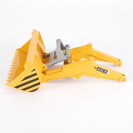 Brazo pala de precisión escala 1:16 para excavadora de juguete JCB 4CX Bruder