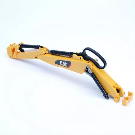 Brazo excavador Cat de juguete a escala 1:16 marca Bruder para vehículos de construcción.