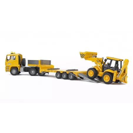 Camion Man TGA con Mixta JCB 4CX - escala 1:16