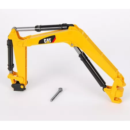 Brazo pala Bruder escala 1:16 sin pala, accesorio de repuesto para vehículos de juguete de construcción.