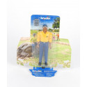 Figura articulada de trabajador de construcción Cat de Bruder a escala 1:16