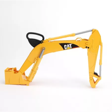 Brazo de retroexcavadora Cat de juguete a escala 1:16 compatible con vehículos Bruder.
