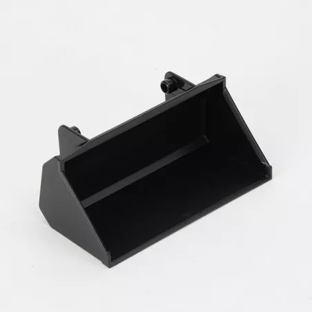 Cuchara de construcción Bruder escala 1:16, accesorio de juguete para vehículos de obras infantiles.