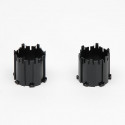 Adaptador pequeño a escala 1:16 para vehículos de juguete Bruder, ideal para conectar remolques e implementos.