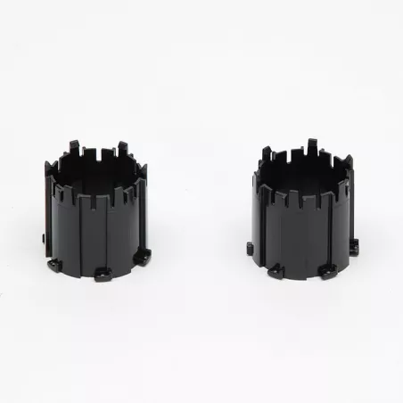 Adaptador pequeño a escala 1:16 para vehículos de juguete Bruder, ideal para conectar remolques e implementos.