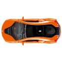 Miniatura de juguete BMW i8 LCI a escala 1:50 en metal y plástico con puertas que se abren y neumáticos cambiables.
