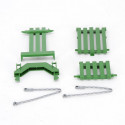 Rejilla empacadora John Deere de juguete Bruder a escala 1:16 para tractores.
