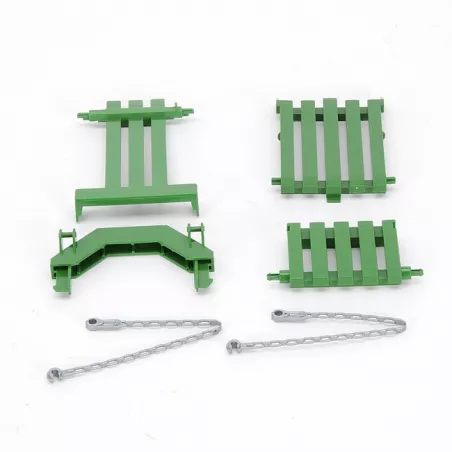 Rejilla empacadora John Deere de juguete Bruder a escala 1:16 para tractores.