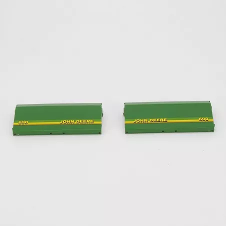 Tapas laterales de repuesto para empacadora de juguete John Deere Bruder escala 1:16.